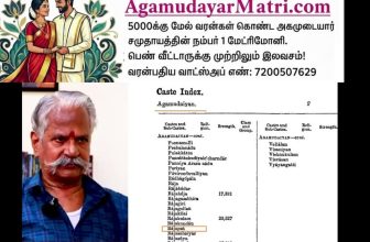 ராஜபுத்திரர் என அழைக்கப்பட்ட அரசகுலத்தவரான அகமுடையார்கள்
———————
அ…