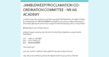 JAMBUDWEEP PROCLAMATION CO-ORDINATION COMMITTEE – NR IAS ACADEMY